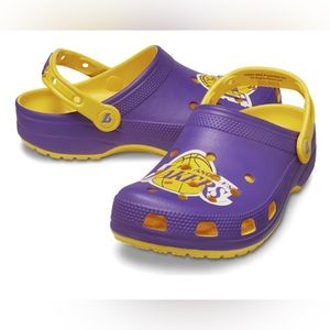 Crocs Los Angeles Lakers Basketball NBA Clogs Men size 7 / women size 9